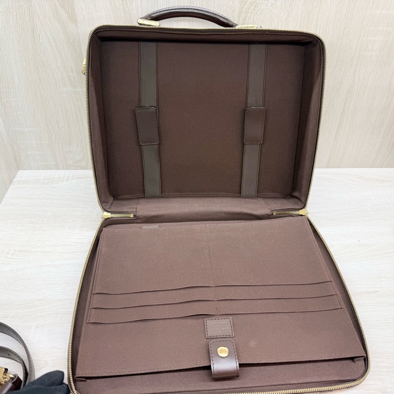 LV🤎棋盤格手提旅行包(有背帶)/N53355-7