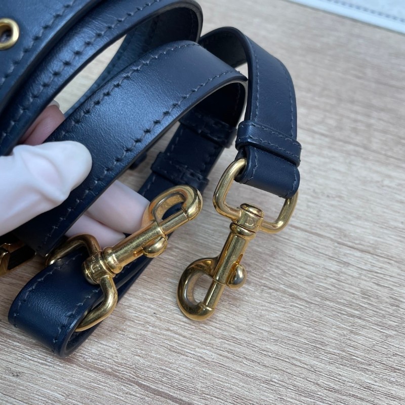 迪奧/Dior Bobby Oblique刺繡經典老花滿印可調節可拆卸肩帶 單肩斜挎包-16