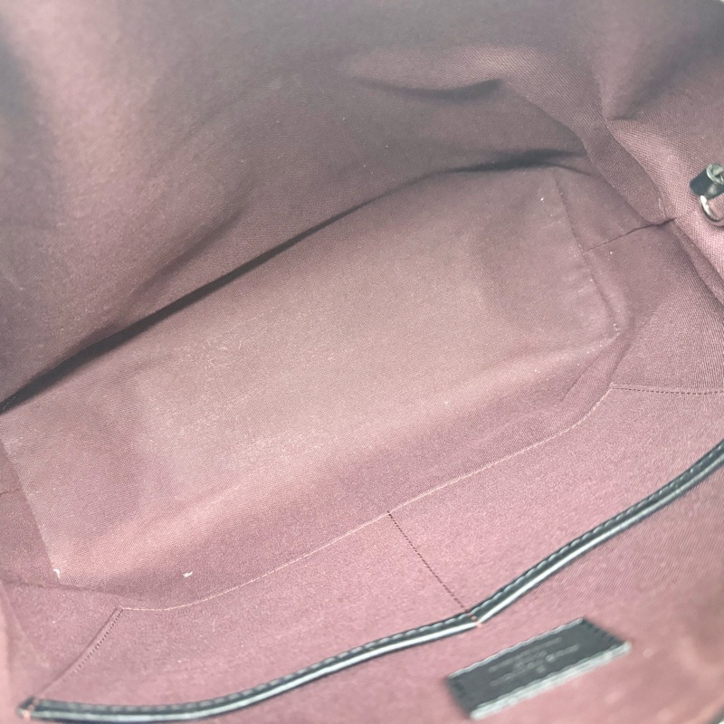 LV🤎老花拼黑色皮革Macassar Torres拉鍊側背包M40387-7