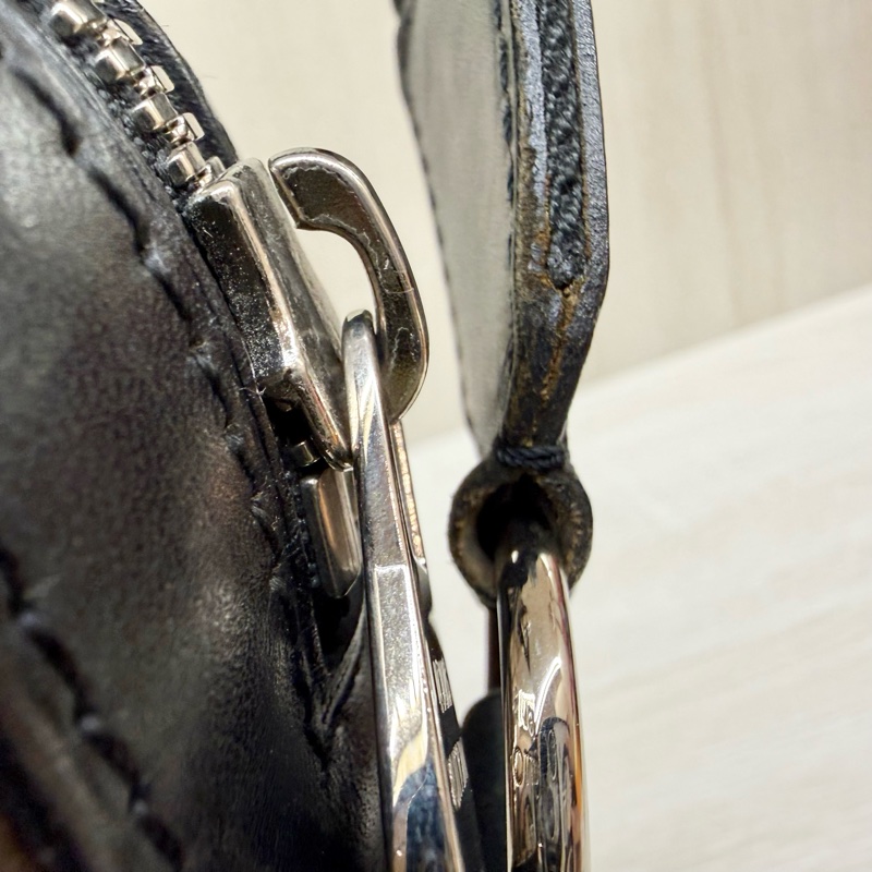 LV🤎老花拼黑色皮革Macassar Torres拉鍊側背包M40387-18