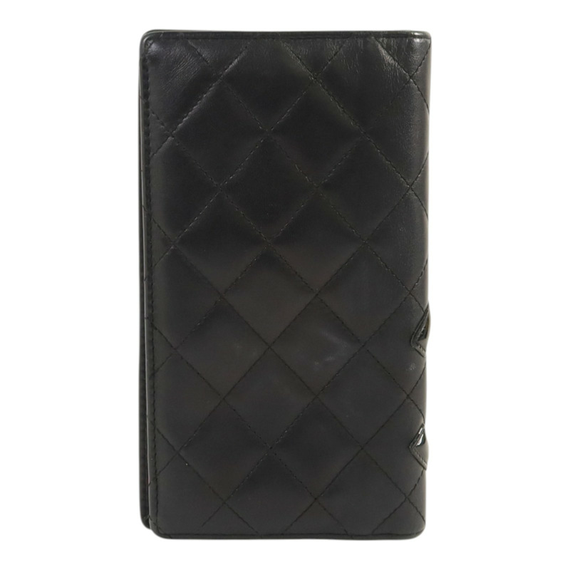 CHANEL 牛皮皮革Cambon Wallet長錢包-1
