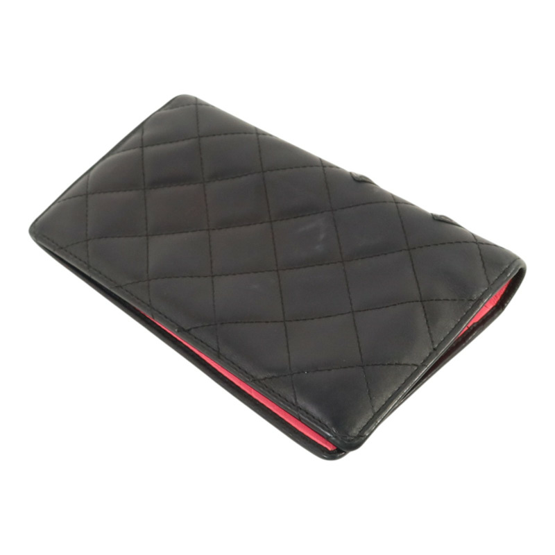 CHANEL 牛皮皮革Cambon Wallet長錢包-4