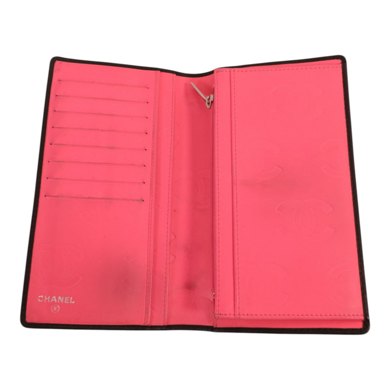 CHANEL 牛皮皮革Cambon Wallet長錢包-5