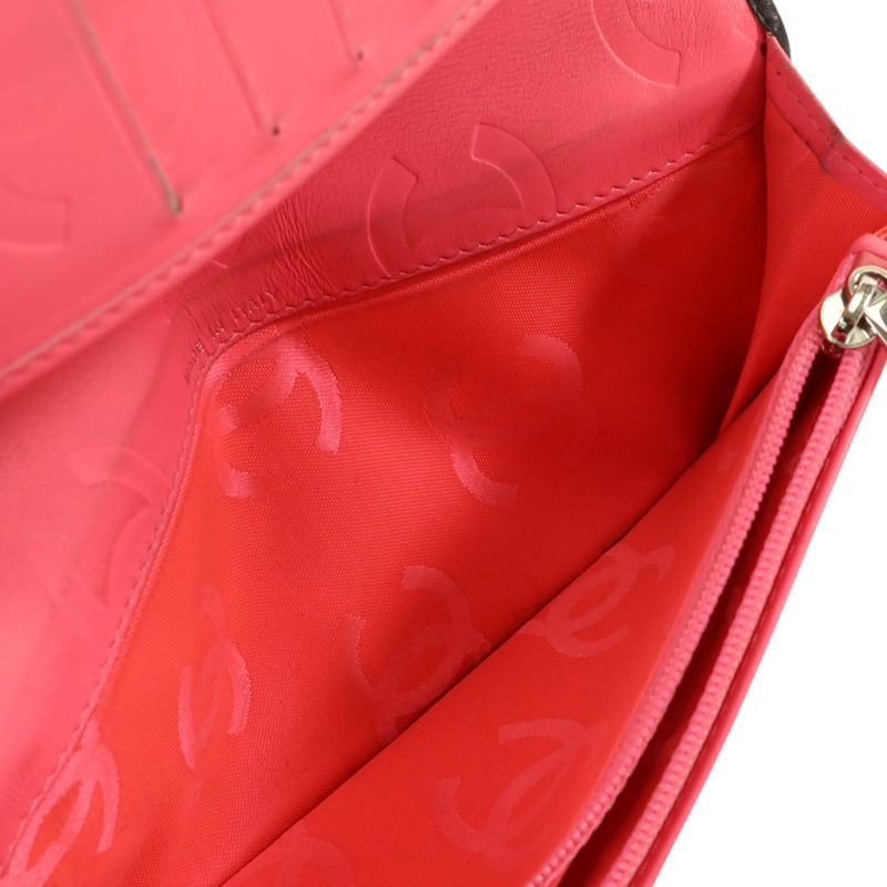 CHANEL 牛皮皮革Cambon Wallet長錢包-6