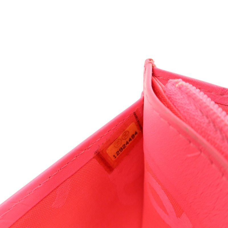 CHANEL 牛皮皮革Cambon Wallet長錢包-8