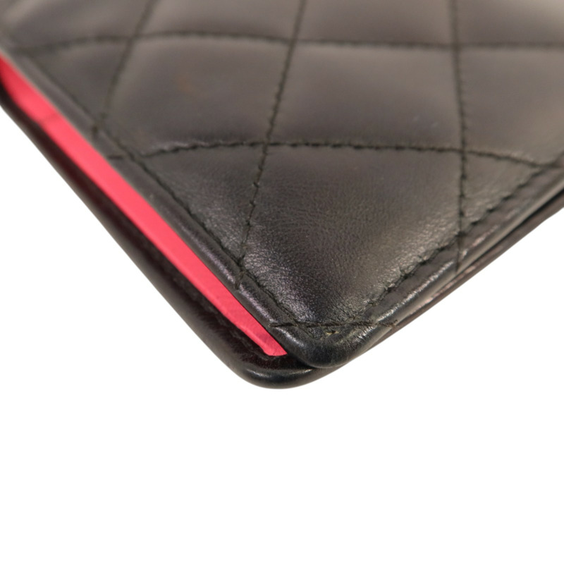 CHANEL 牛皮皮革Cambon Wallet長錢包-12