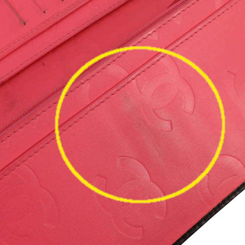 CHANEL 牛皮皮革Cambon Wallet長錢包-17