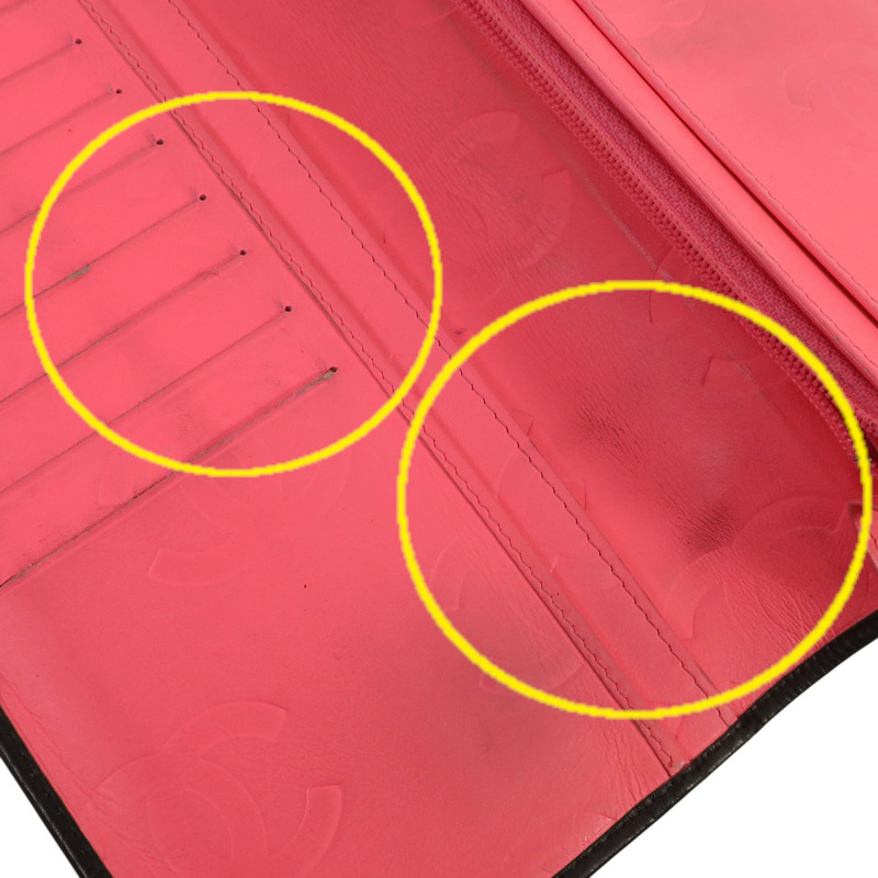 CHANEL 牛皮皮革Cambon Wallet長錢包-18