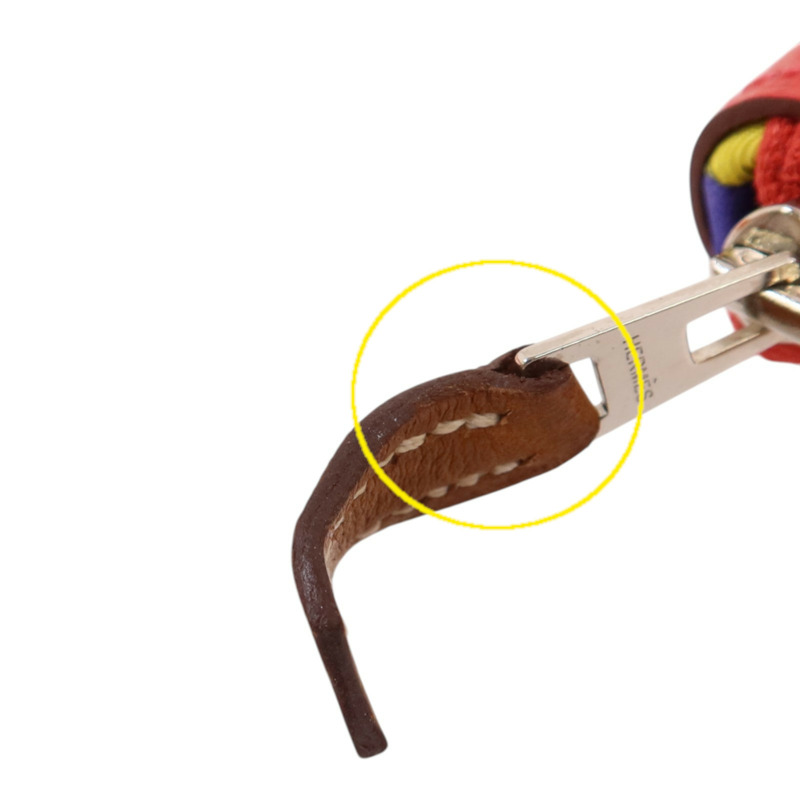 HERMES Epsom皮革Silk In Compact銀扣長錢包Rose Jaipur-15