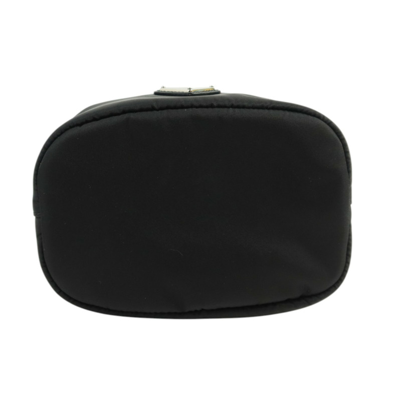 PRADA 尼龍Re-Nylon Drawstring銀扣手拿包-3