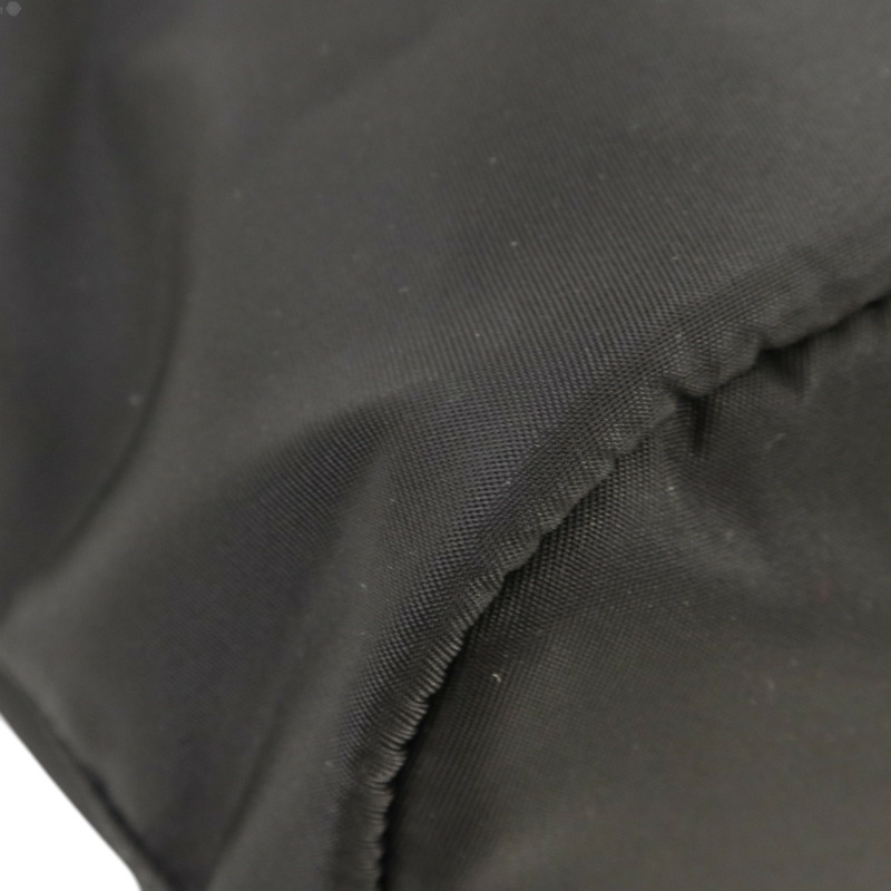 PRADA 尼龍Re-Nylon Drawstring銀扣手拿包-12