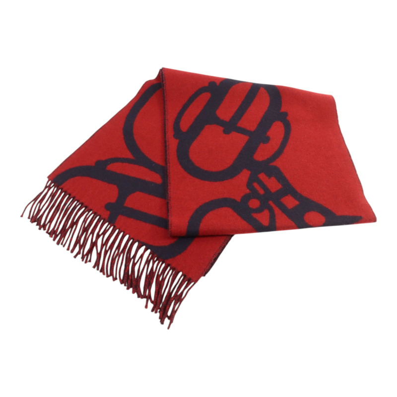 HERMES 羊絨Scarf圍巾-5