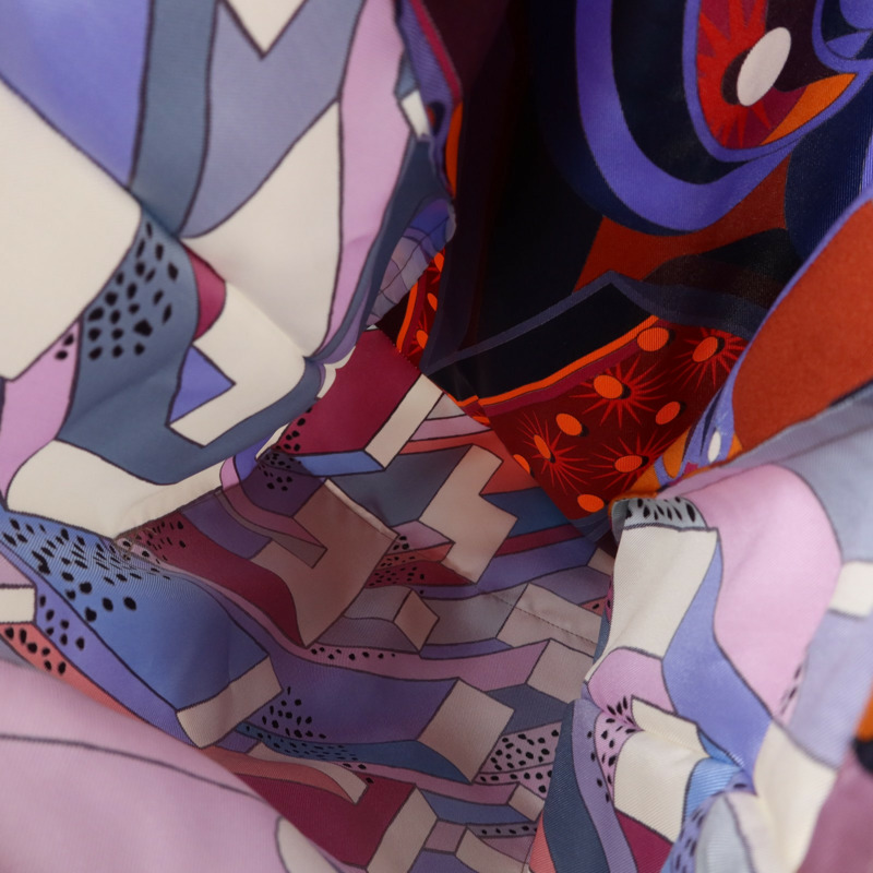 HERMES 絲質Petit H Limited肩背袋-5