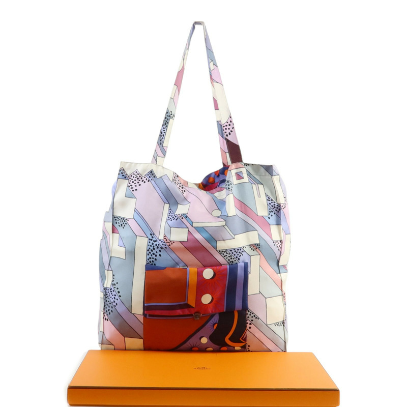 HERMES 絲質Petit H Limited肩背袋-9