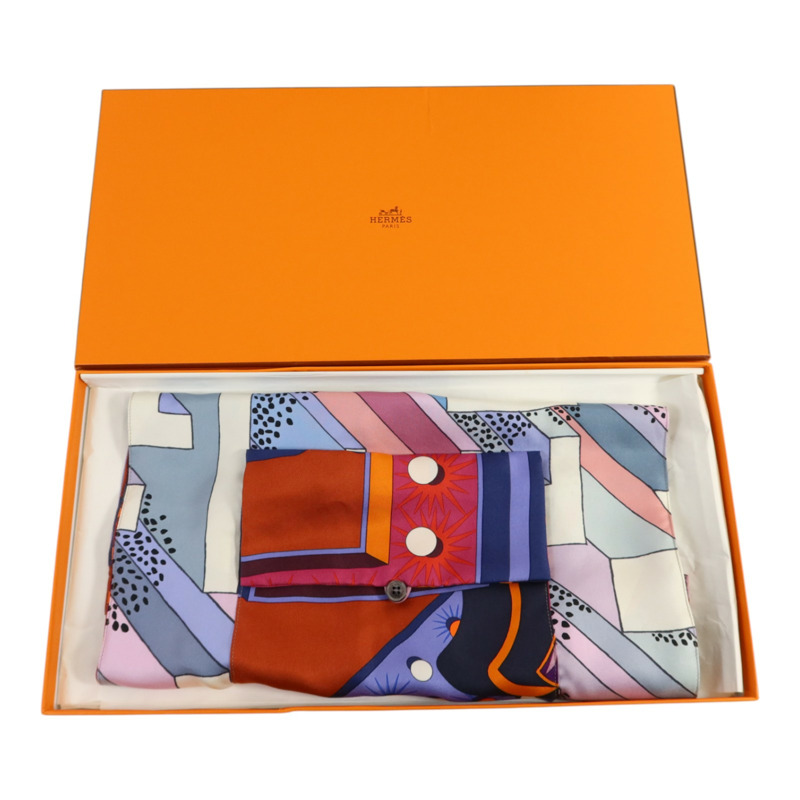 HERMES 絲質Petit H Limited肩背袋-14
