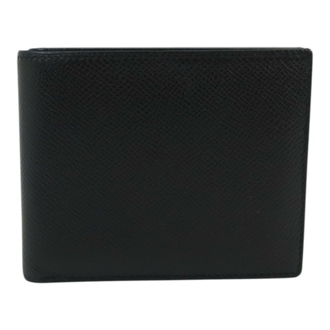 HERMES Epsom皮革Citizen Twill Compact Wallet錢包Noir