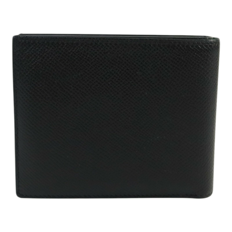 HERMES Epsom皮革Citizen Twill Compact Wallet錢包Noir-1