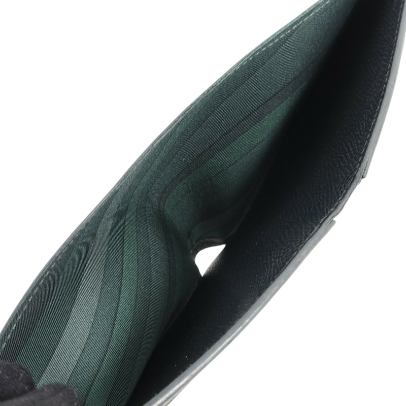 HERMES Epsom皮革Citizen Twill Compact Wallet錢包Noir-6