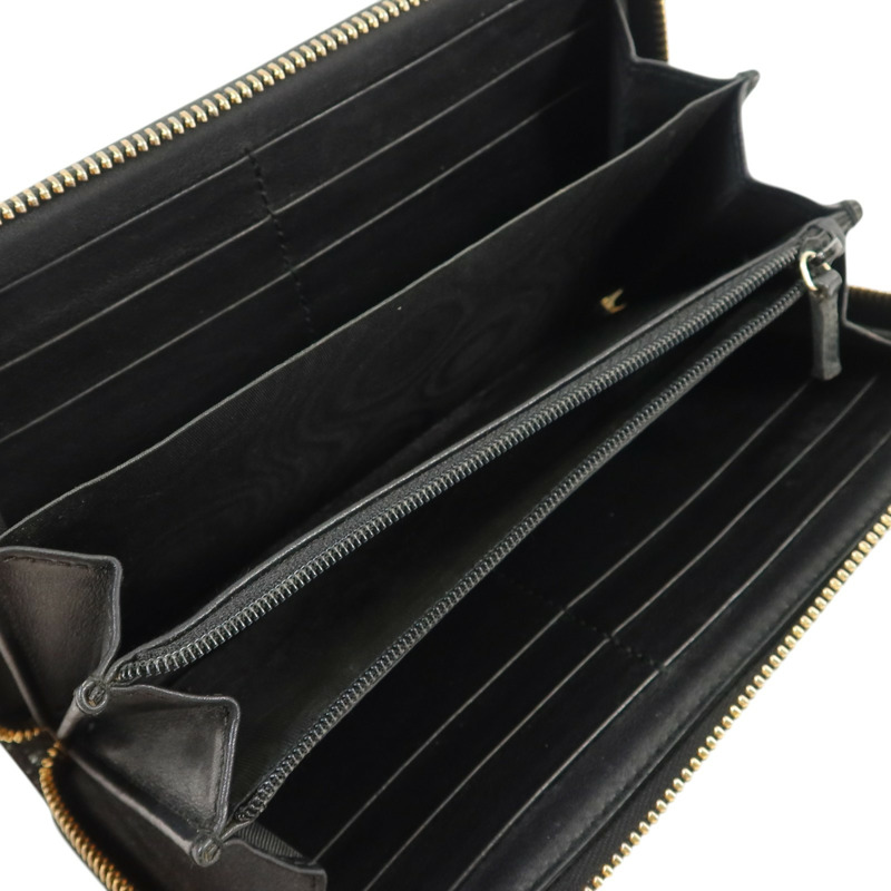 GUCCI 漆皮皮革Zipper Long Wallet金扣長錢包-5