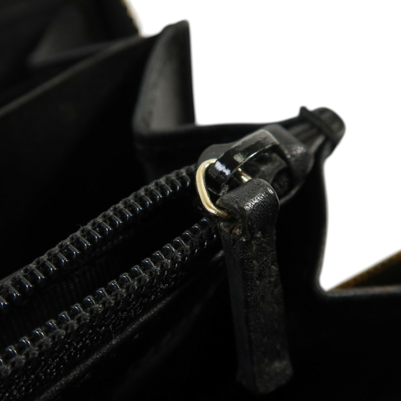 GUCCI 漆皮皮革Zipper Long Wallet金扣長錢包-8