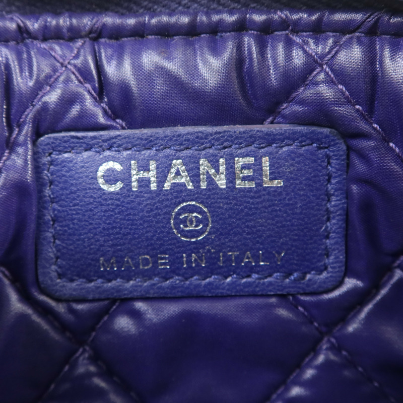 CHANEL 羊皮皮革Mini Zipped Pouch銀扣手拿包-4