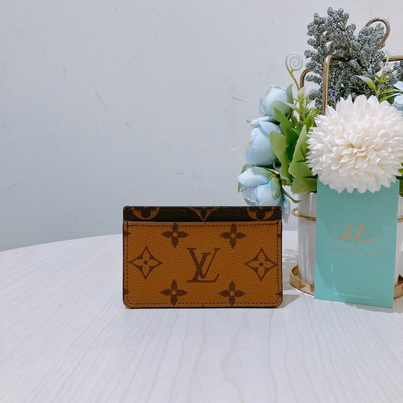 TK1976 Louis Vuitton 路易威登經典花紋卡夾 Card Holder Monogram Reverse Canvas-1