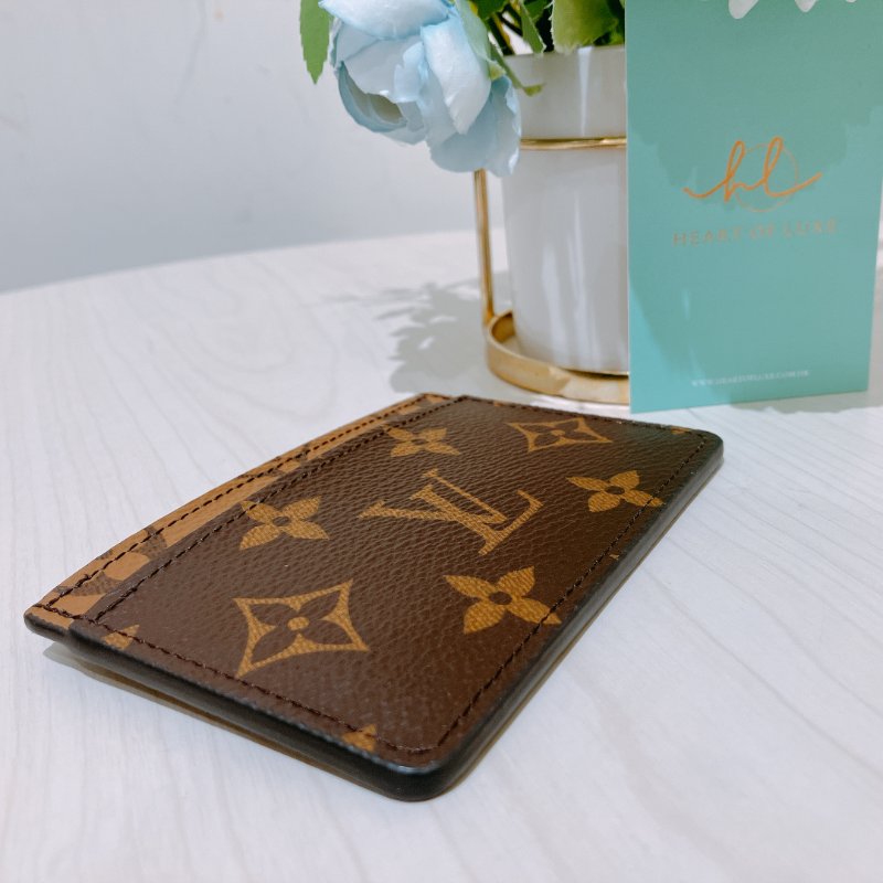 TK1976 Louis Vuitton 路易威登經典花紋卡夾 Card Holder Monogram Reverse Canvas-2