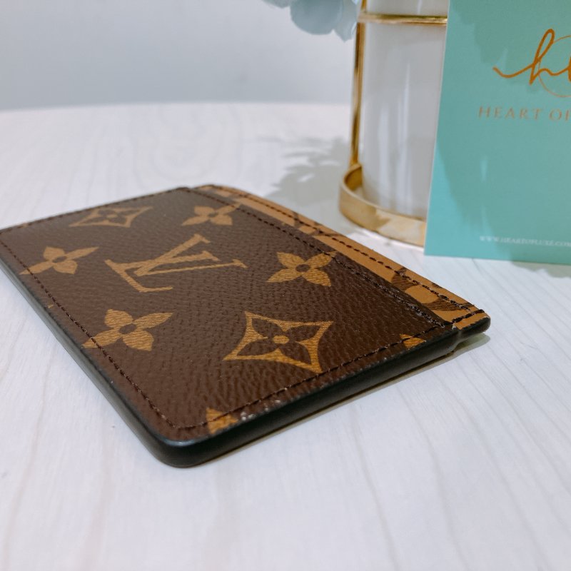 TK1976 Louis Vuitton 路易威登經典花紋卡夾 Card Holder Monogram Reverse Canvas-3