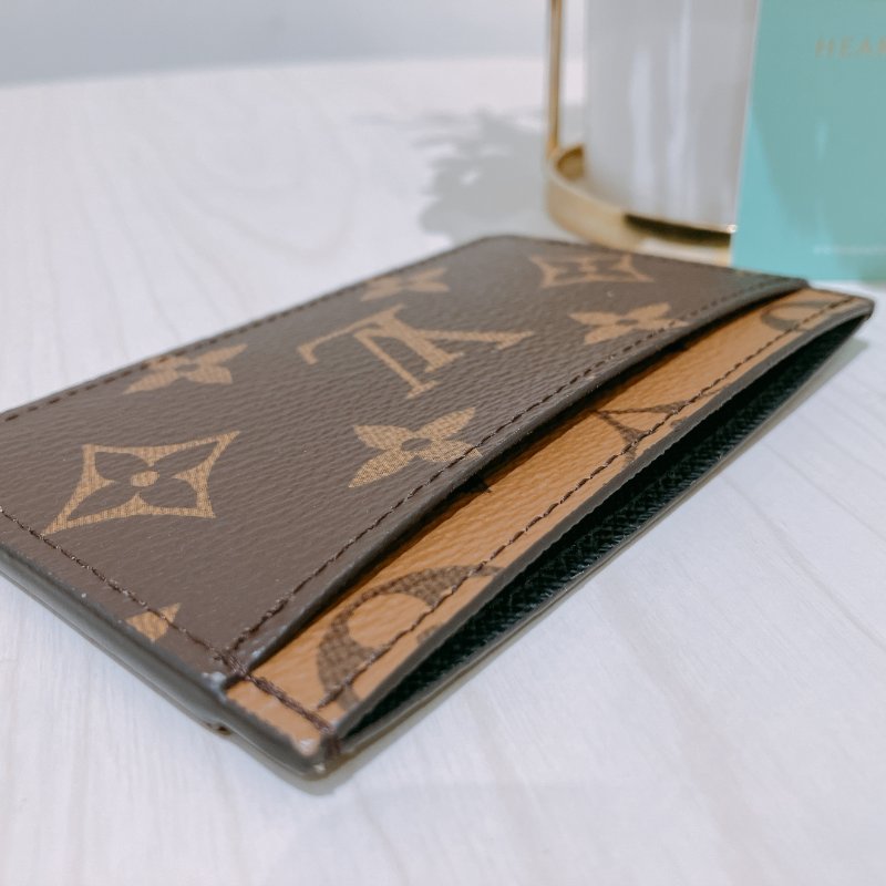 TK1976 Louis Vuitton 路易威登經典花紋卡夾 Card Holder Monogram Reverse Canvas-4
