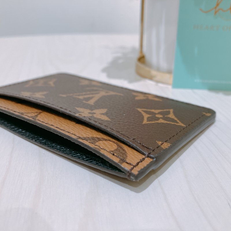 TK1976 Louis Vuitton 路易威登經典花紋卡夾 Card Holder Monogram Reverse Canvas-5