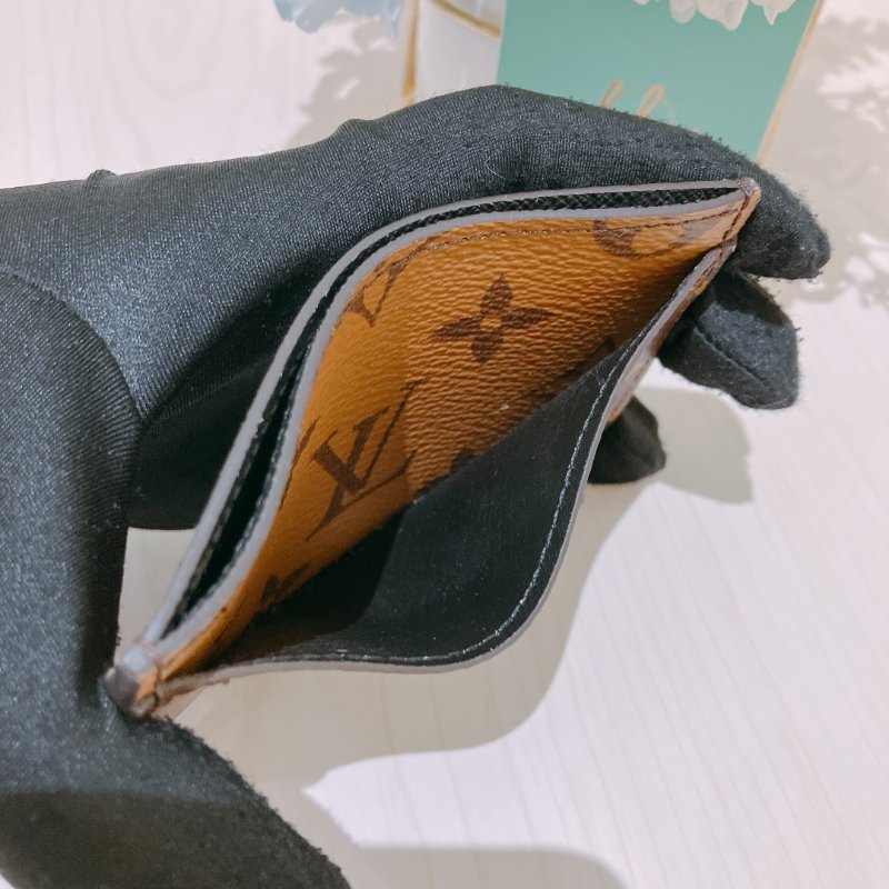 TK1976 Louis Vuitton 路易威登經典花紋卡夾 Card Holder Monogram Reverse Canvas-11