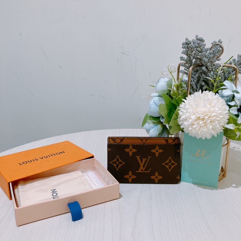 TK1976 Louis Vuitton 路易威登經典花紋卡夾 Card Holder Monogram Reverse Canvas-12