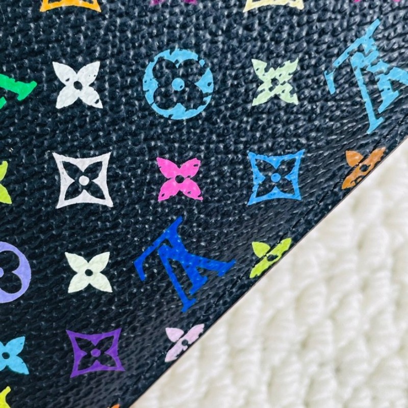 LV 路易威登 黑三彩Zippy長款對折錢包 內裡拉鍊隔層 實用便捷-4