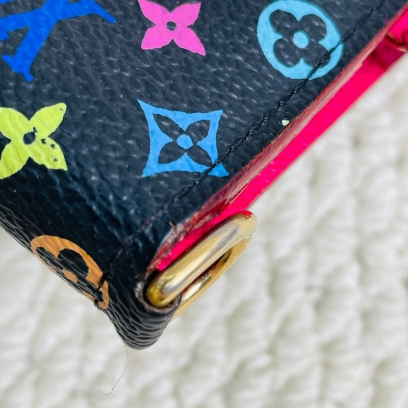 LV 路易威登 黑三彩Zippy長款對折錢包 內裡拉鍊隔層 實用便捷-14