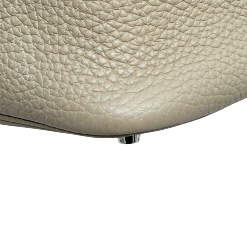 HERMES 愛馬仕 PICOTIN LOCK MM TC皮革 風衣灰 銀扣-7