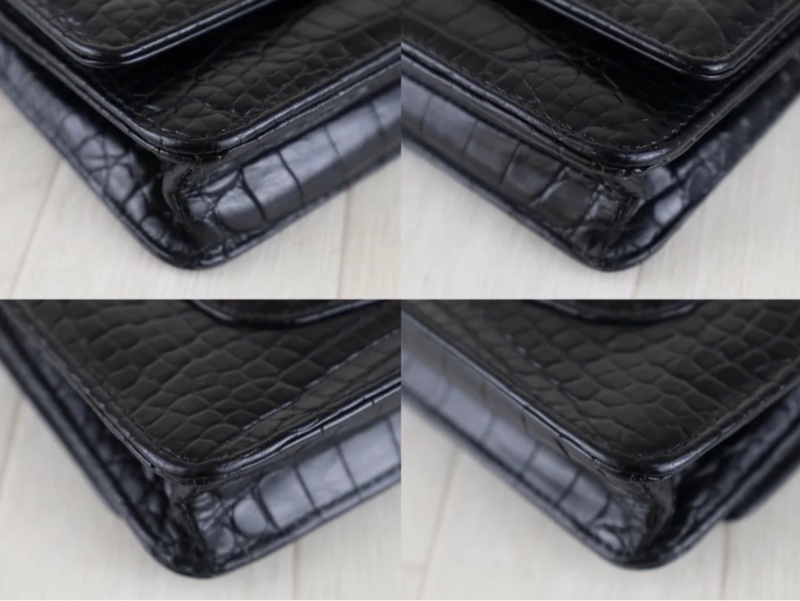 「JL精品代購」98新 Chanel 香奈兒 鱷魚皮Woc-7