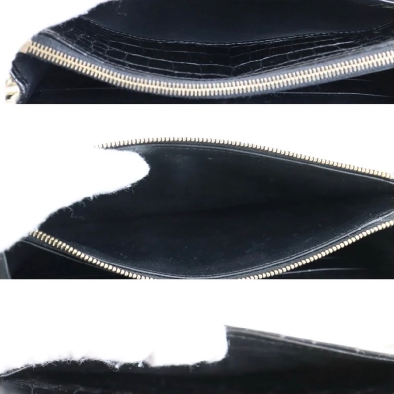 「JL精品代購」98新 Chanel 香奈兒 鱷魚皮Woc-10