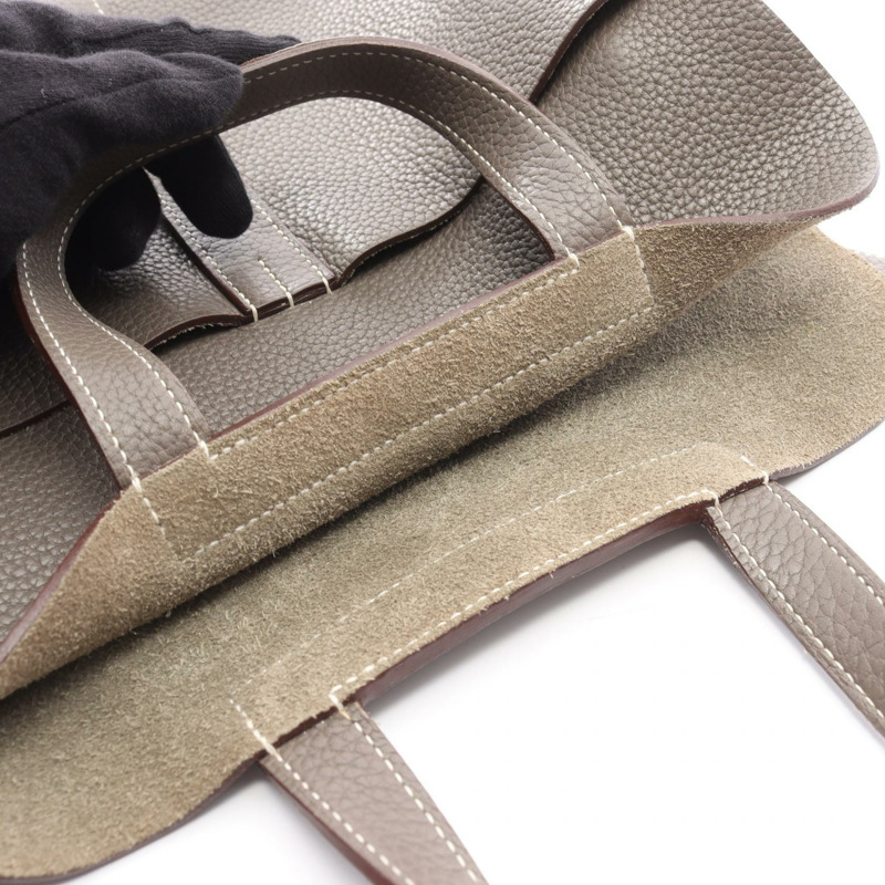 愛馬仕 Halzan 31 斜背單肩包，Clemence 皮革，Etain SHW，二手-5