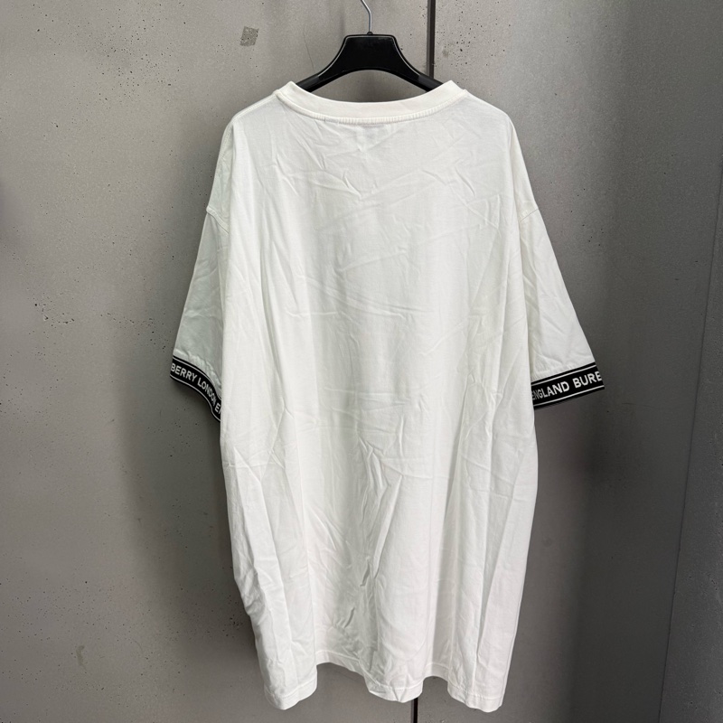 二手Burberry白色短袖T恤-1