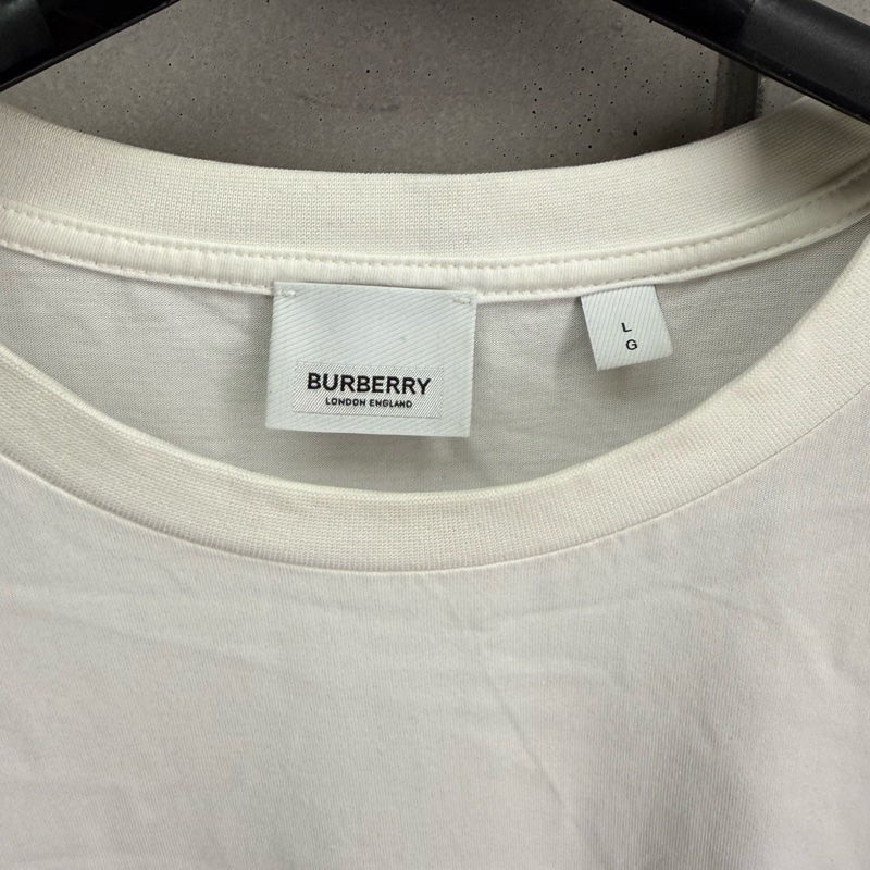 二手Burberry白色短袖T恤-9