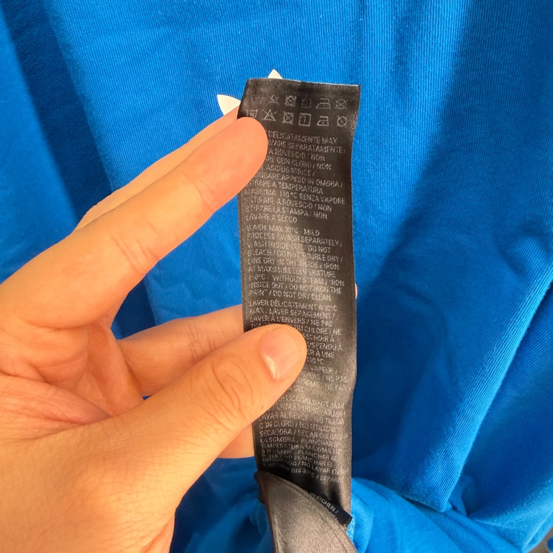 二手藍色Balenciaga x adidas聯名短袖T恤-4