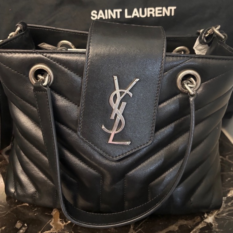 SAINT LAURENT YSL-小款水桶包 LOULOU-0