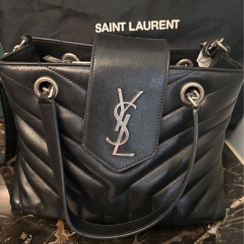 SAINT LAURENT YSL-小款水桶包 LOULOU-5