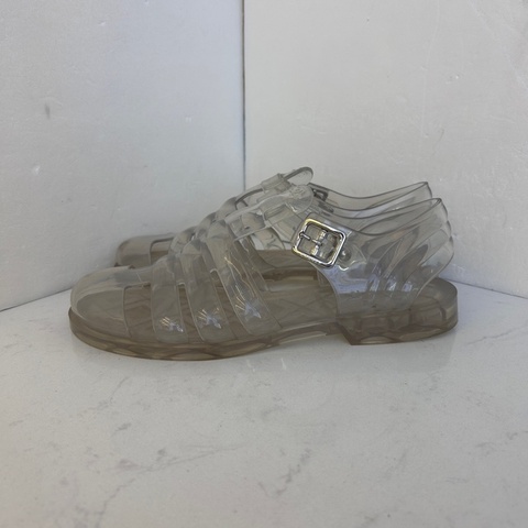  Chanel香奈兒透明涼鞋水晶鞋  38碼 無附件