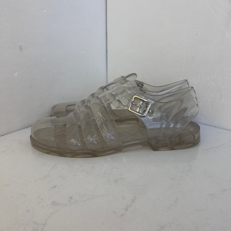  Chanel香奈兒透明涼鞋水晶鞋  38碼 無附件-0