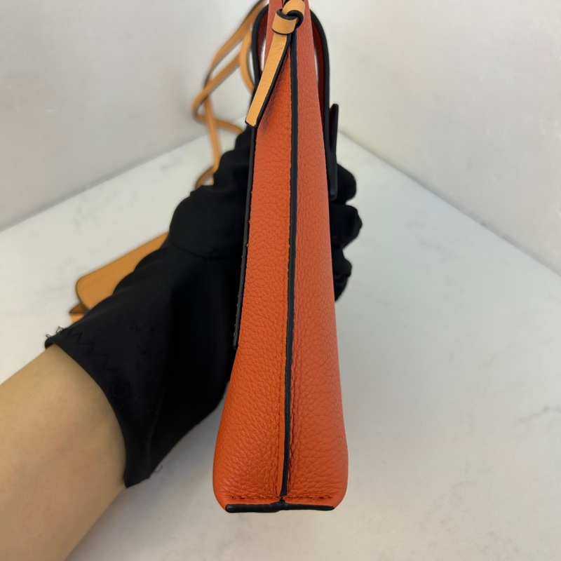 LOEWE羅意威單肩拼色手機包 8*17cm 無附件-6