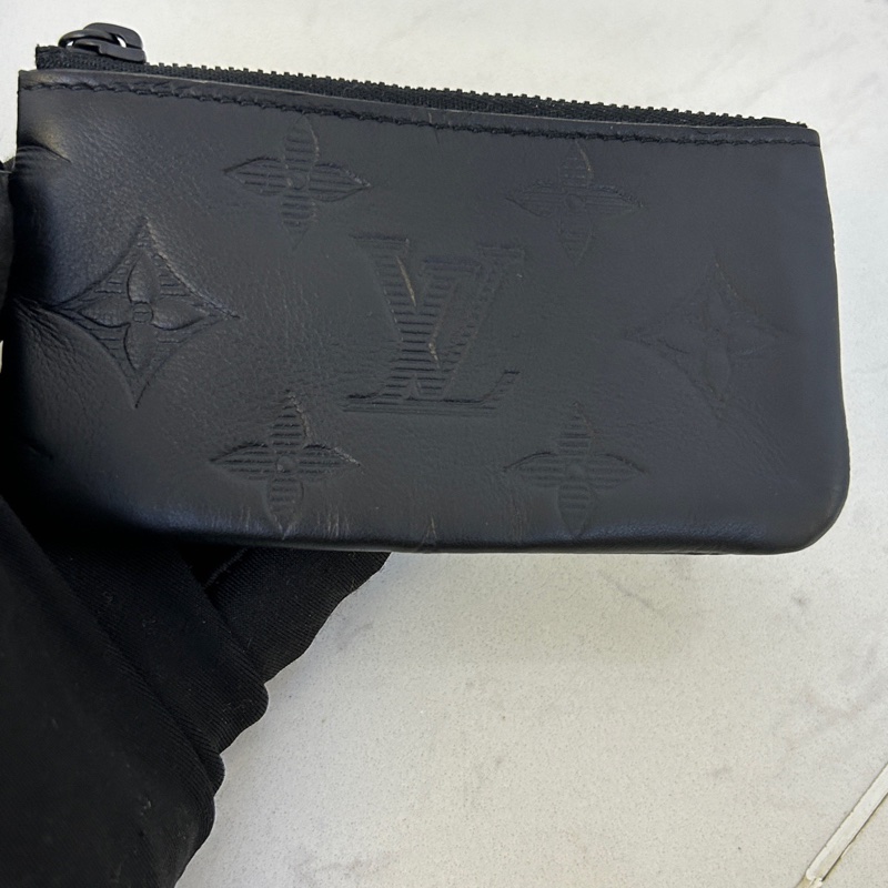  LV路易威登 Duo 芯片款黑色老花壓紋二合一郵差包 24cm-9