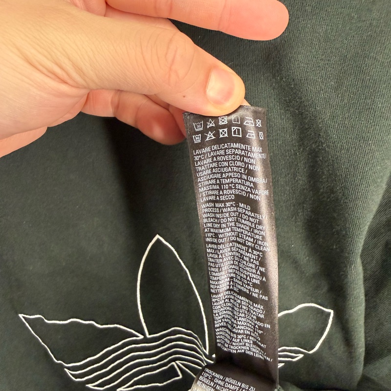 二手綠色Balenciaga x adidas聯名短袖T恤-4