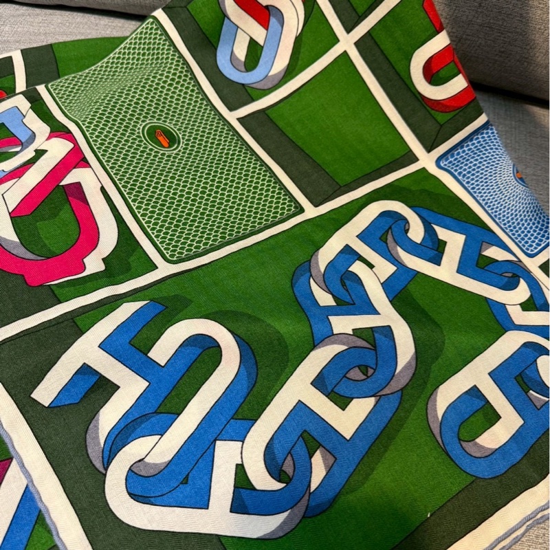 Hermes 100*100絲巾-2