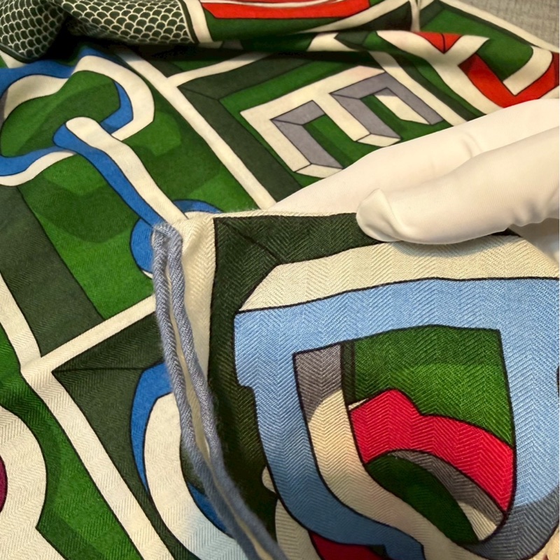 Hermes 100*100絲巾-5